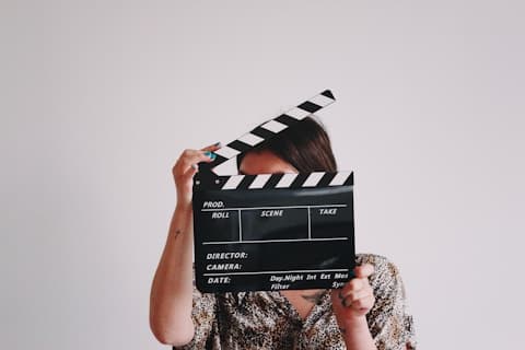 Blurred Clapperboard